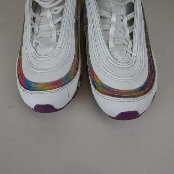 Nike Womens 9 Air Max 97 Se Running Womens Casual Shoes Cw2456-100 - Picture 3 of 8